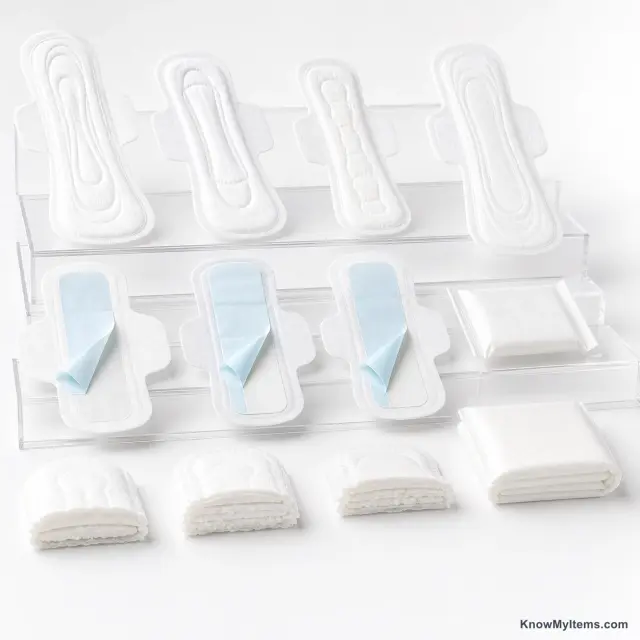 Menstrual Pad product photograph matching this style definition
