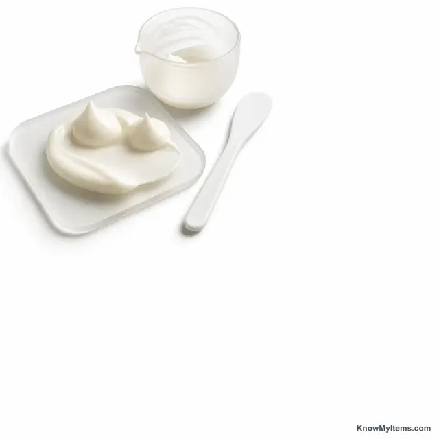 Cream product photograph matching this feature definition