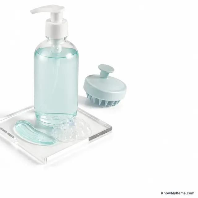 Shampoo product photograph matching this style definition