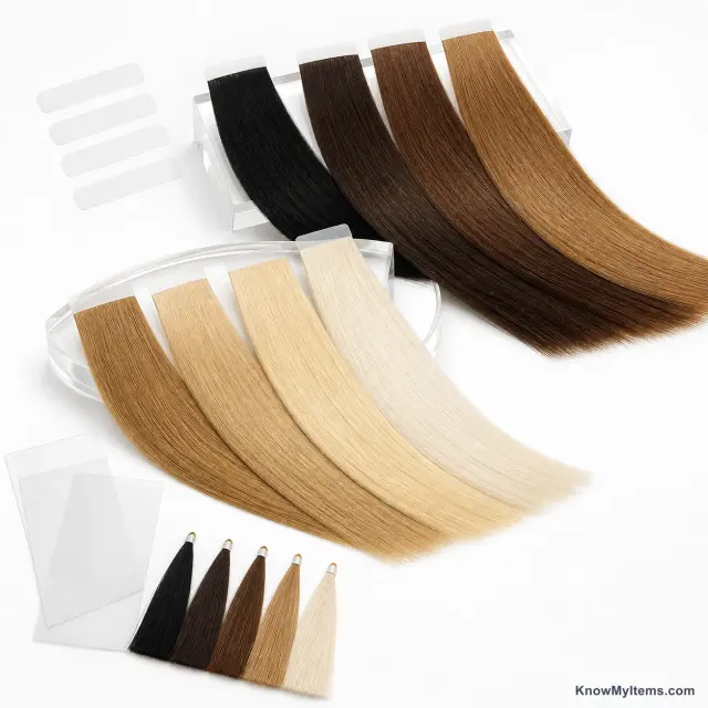 Tape-In Extensions product photograph matching this style definition