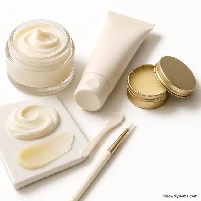 Cream product photograph matching this feature definition
