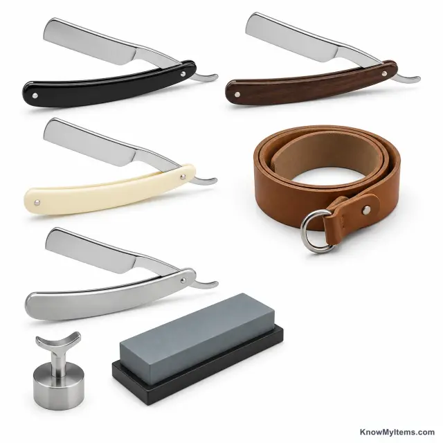 Straight Razor product photograph matching this style definition