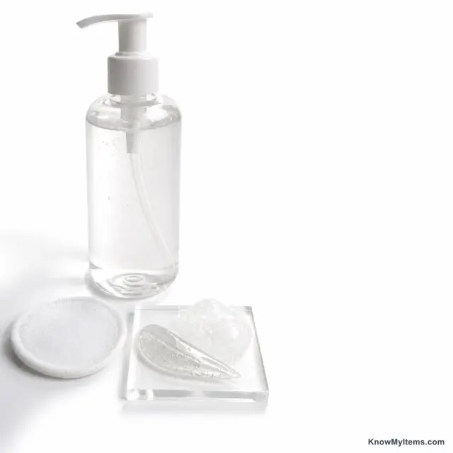 Cleanser product photograph matching this style definition