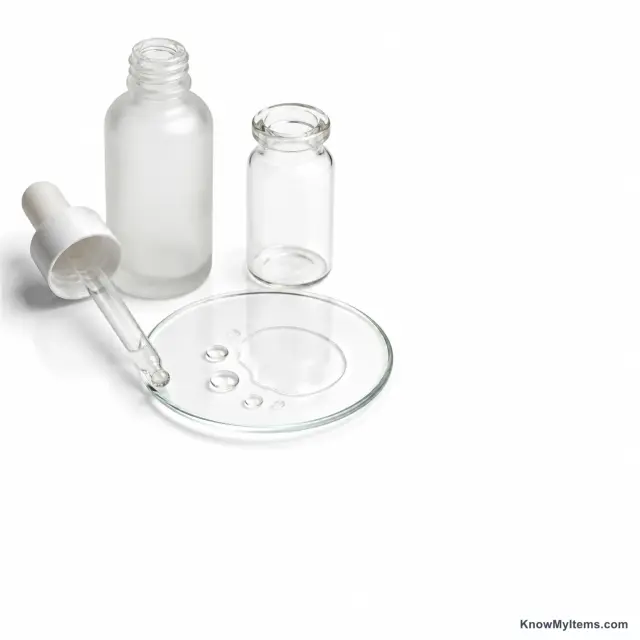 Serum product photograph matching this style definition