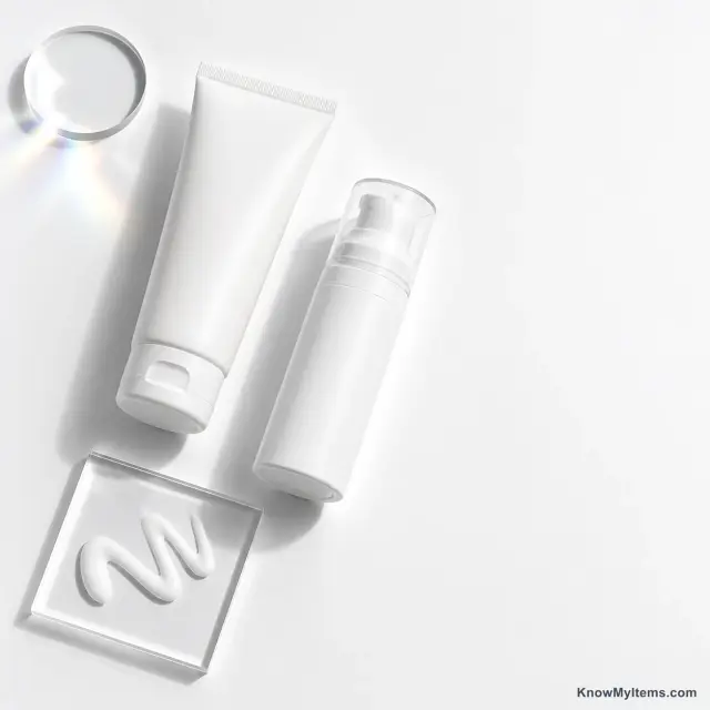 Sunscreen product photograph matching this style definition