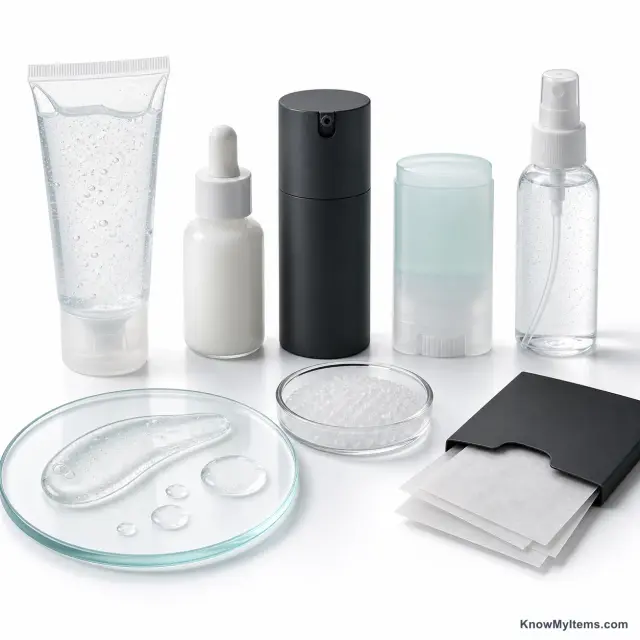 Oily product photograph matching this feature definition