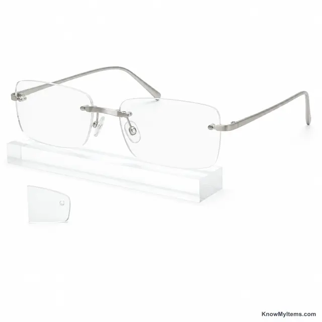 Rimless product photograph matching this style definition