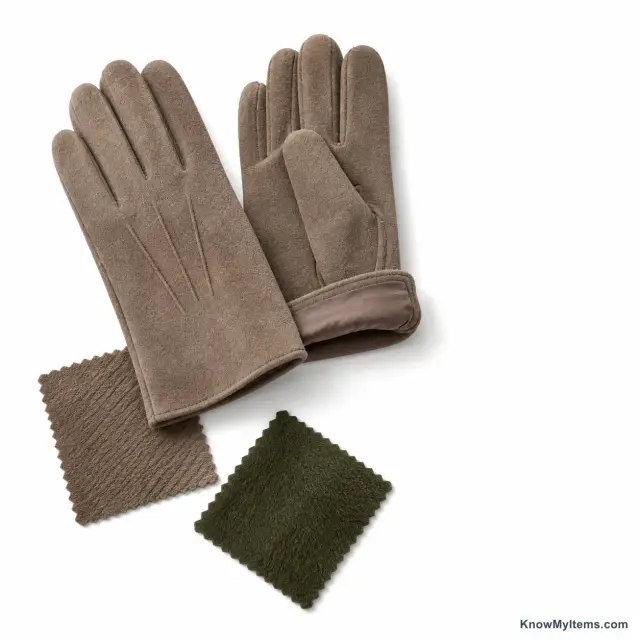 Suede product photograph matching this feature definition