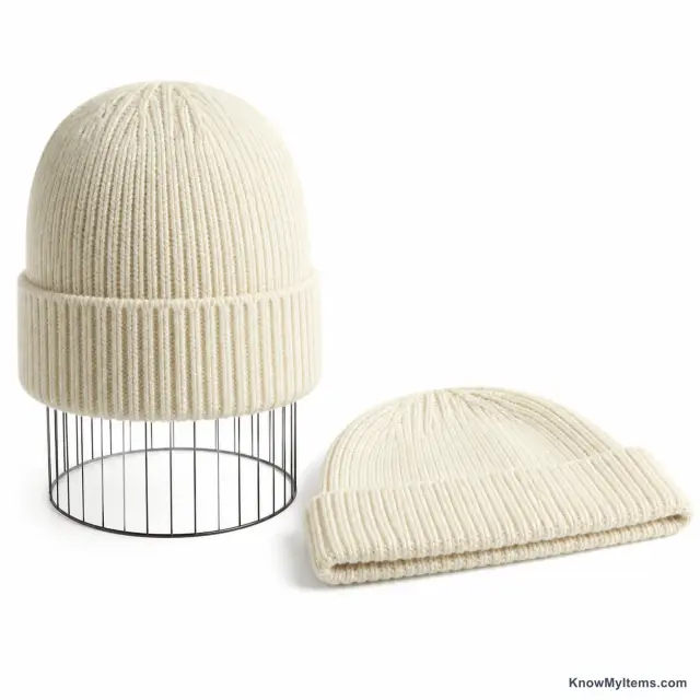 Beanie product photograph matching this style definition