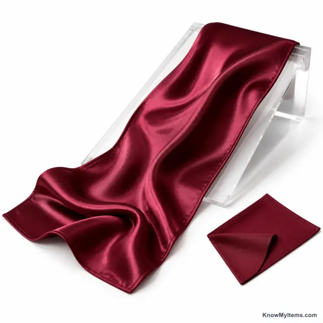 Satin product photograph matching this feature definition