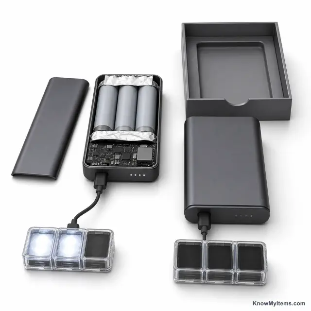 Power Bank product photograph matching this style definition