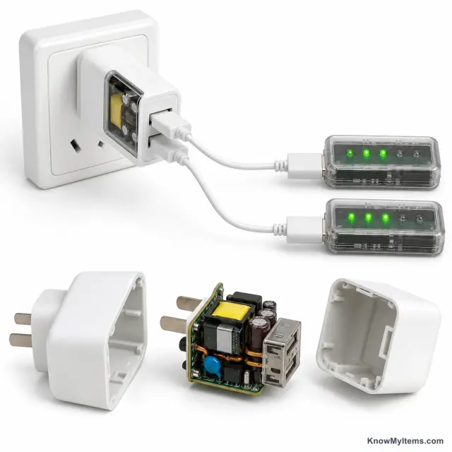 USB Wall Charger product photograph matching this style definition