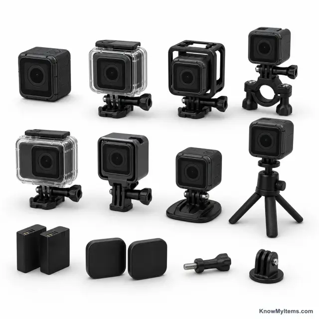Action Cameras product photograph matching this style definition