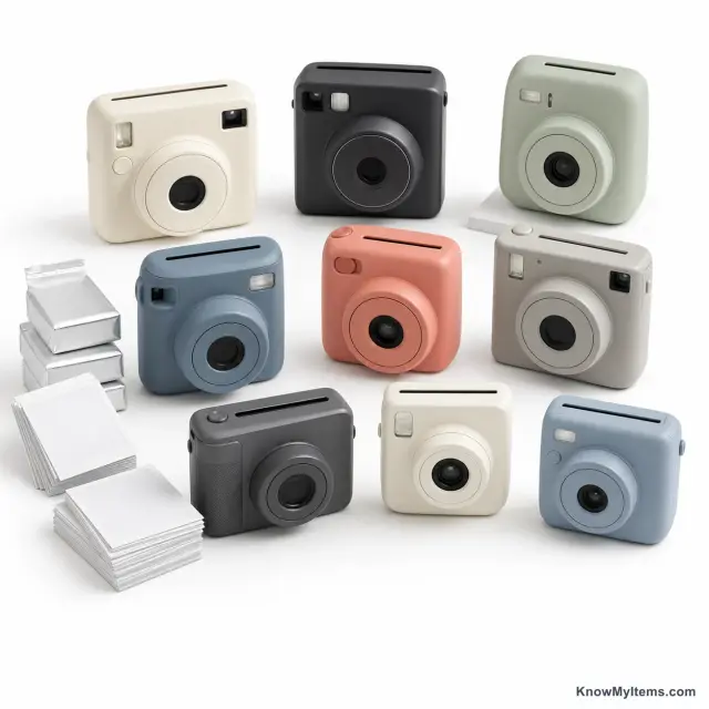 Instant Cameras product photograph matching this style definition