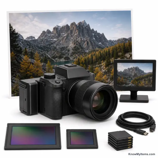 Medium Format Cameras product photograph matching this style definition