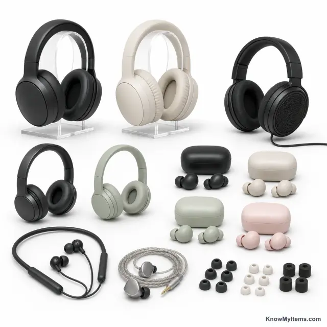 Headphones & Earbuds product photograph matching this buying guide
