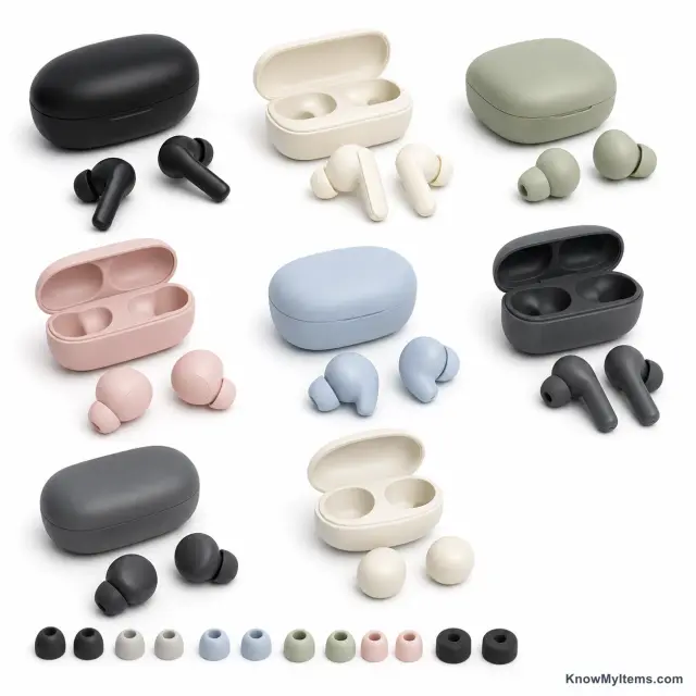 True Wireless Earbuds product photograph matching this style definition