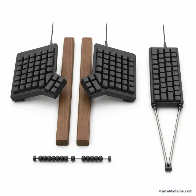Split Ergonomic Keyboards product photograph matching this style definition