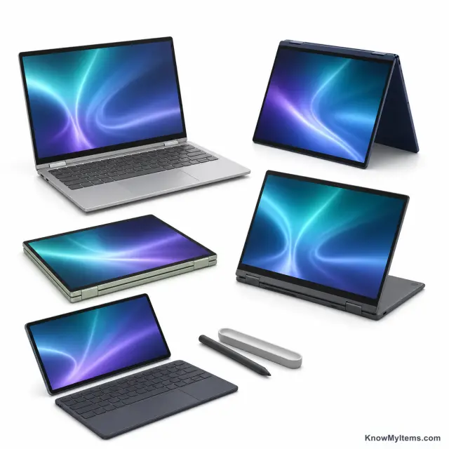 2-in-1 Laptop product photograph matching this style definition