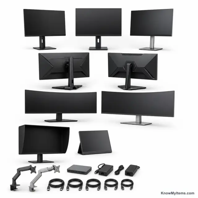 Monitors product photograph matching this buying guide