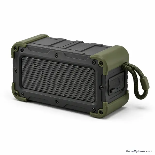 Rugged Outdoor Speaker product photograph matching this style definition