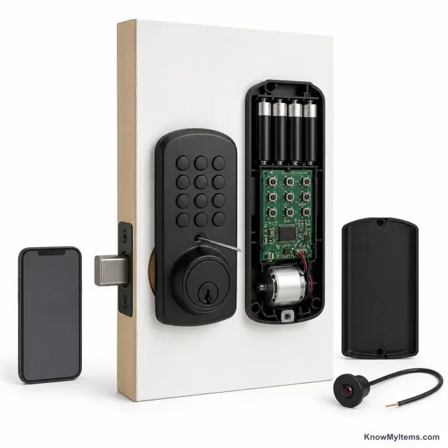 Keypad Deadbolt product photograph matching this style definition