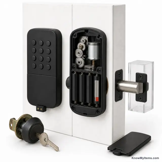Smart Deadbolt product photograph matching this style definition