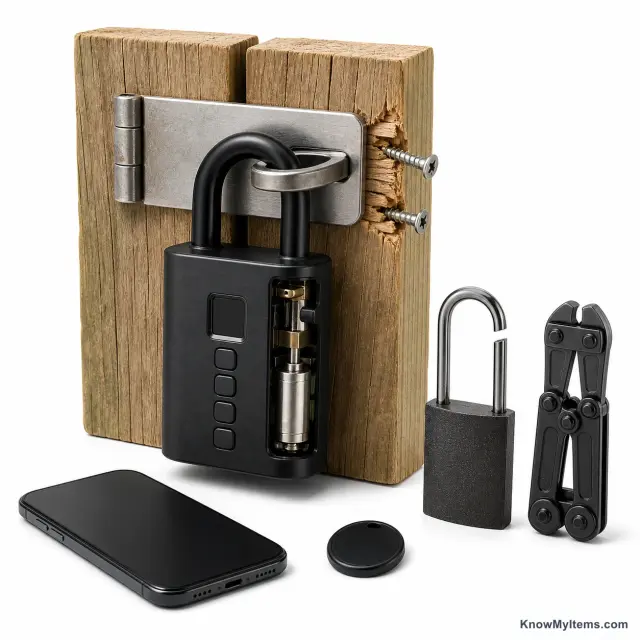 Smart Padlock product photograph matching this style definition