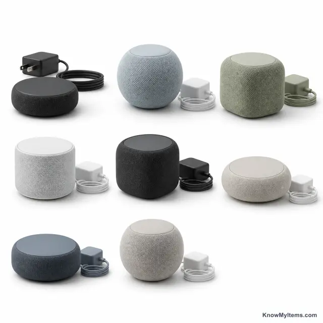 Compact Smart Speaker product photograph matching this style definition