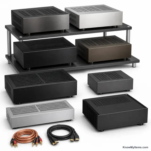 AV Receivers product photograph matching this style definition