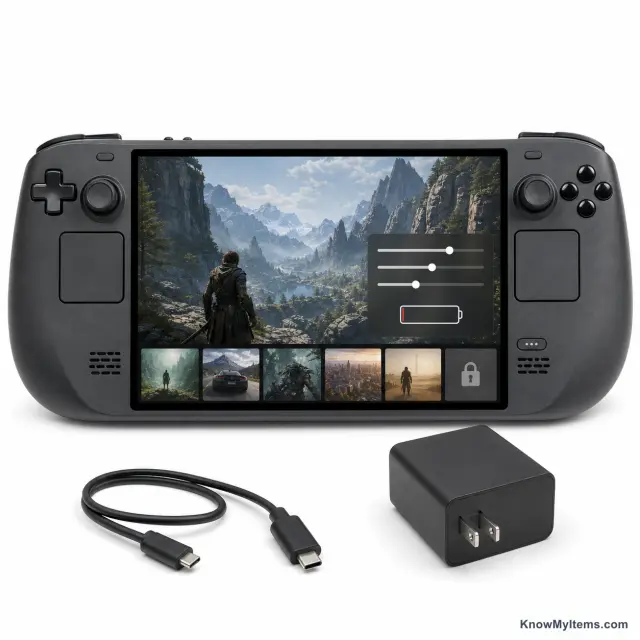 Handheld Gaming PC product photograph matching this style definition
