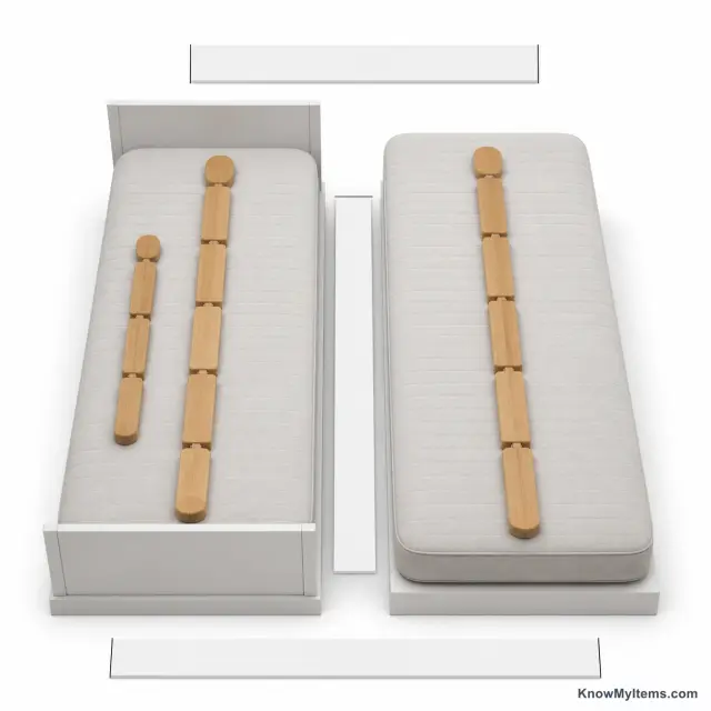 Twin product photograph matching this feature definition