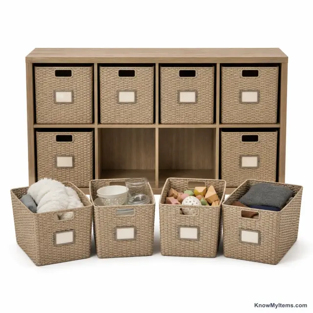 Bins & Baskets product photograph matching this style definition