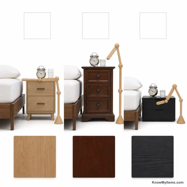 Nightstands product photograph matching this style definition