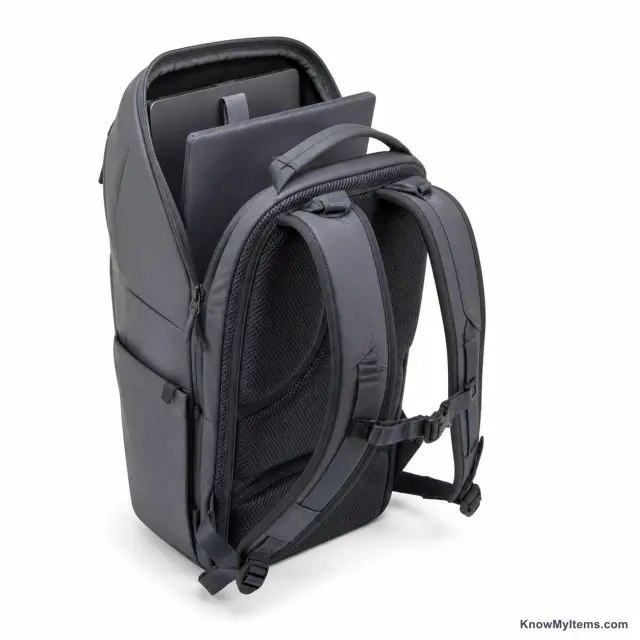 Laptop Backpack product photograph matching this style definition