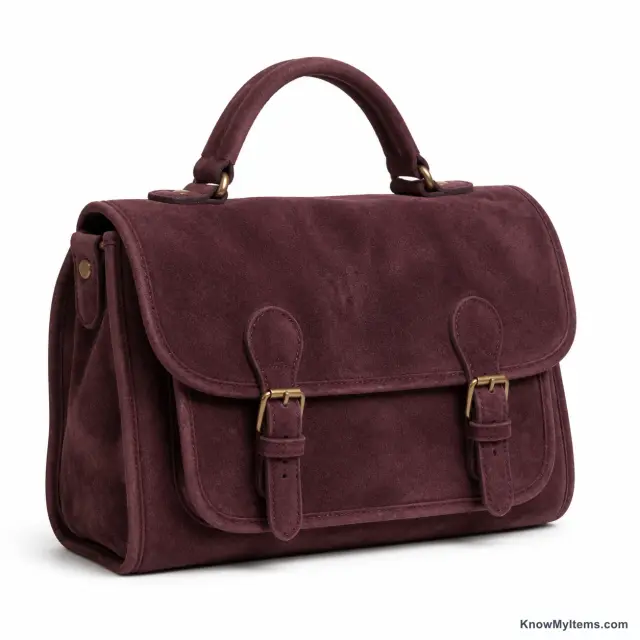 Suede product photograph matching this feature definition