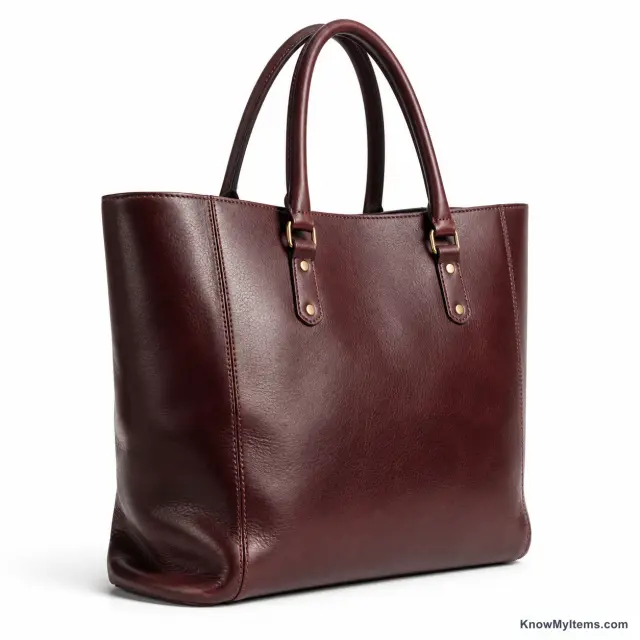 Leather product photograph matching this feature definition