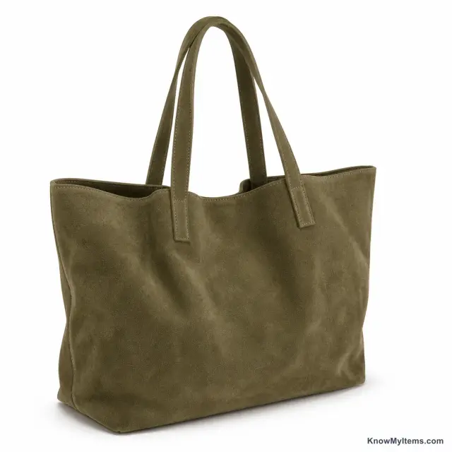 Suede product photograph matching this feature definition