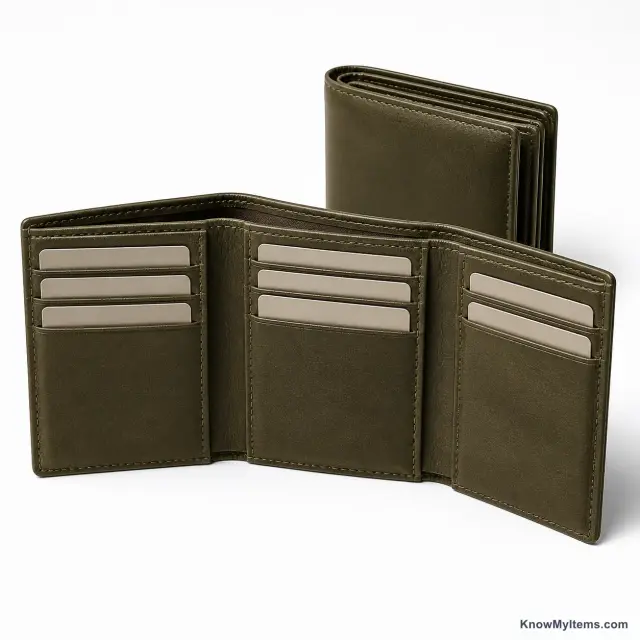 Trifold Wallet product photograph matching this style definition