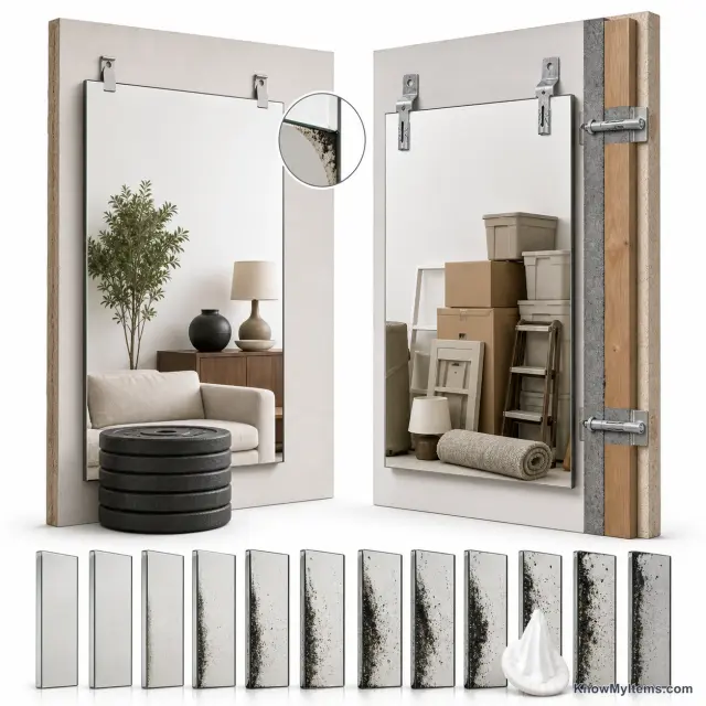Mirrors product photograph matching this style definition
