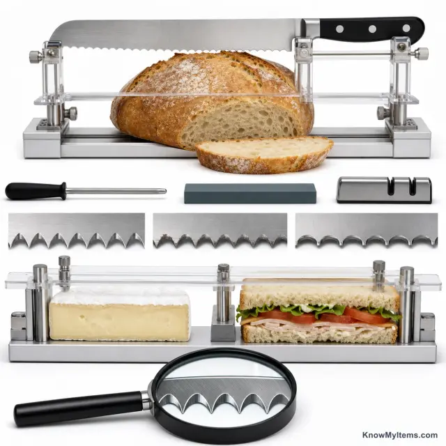 Serrated & Bread Knife product photograph matching this style definition