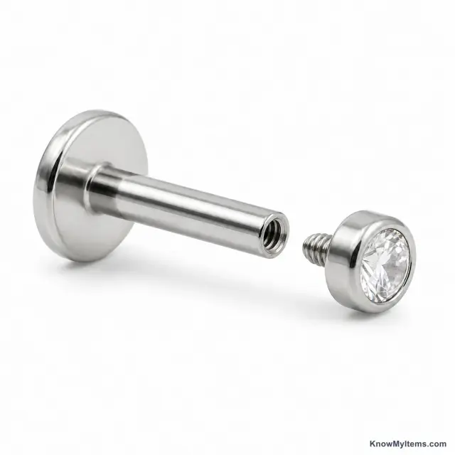 Flat Back Labret Stud product photograph matching this style definition