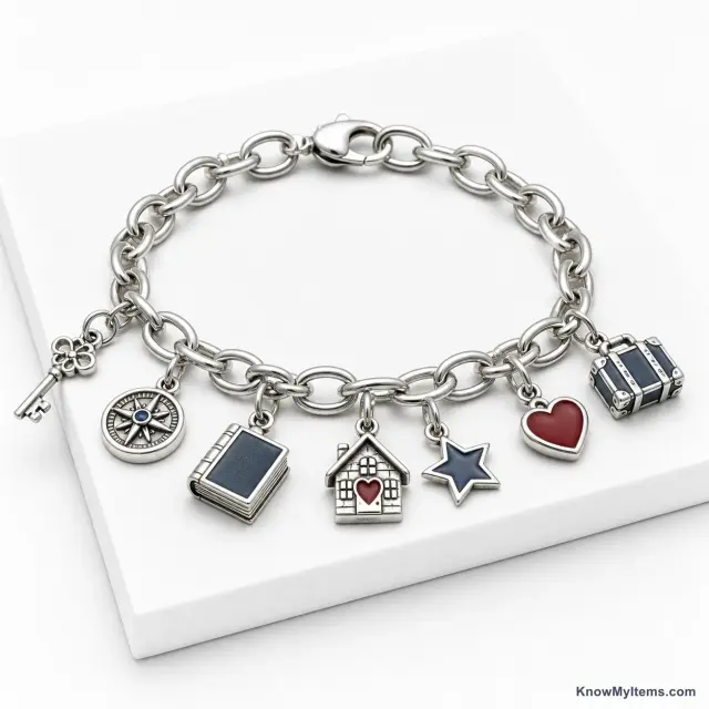 Charm Bracelet product photograph matching this style definition