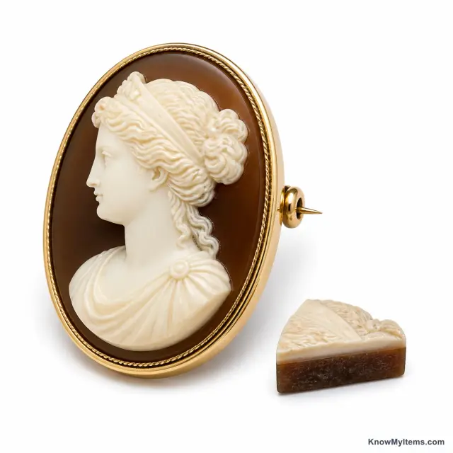 Cameo & Portrait Brooch product photograph matching this style definition