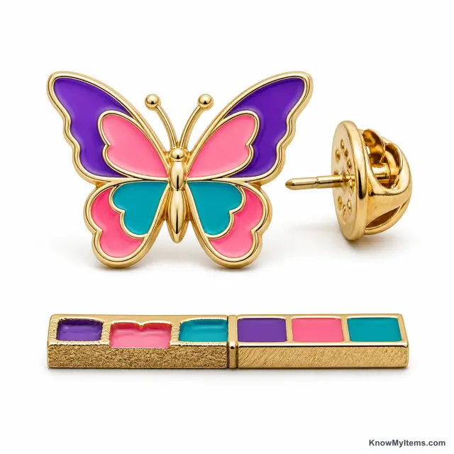 Enamel Lapel Pin product photograph matching this style definition