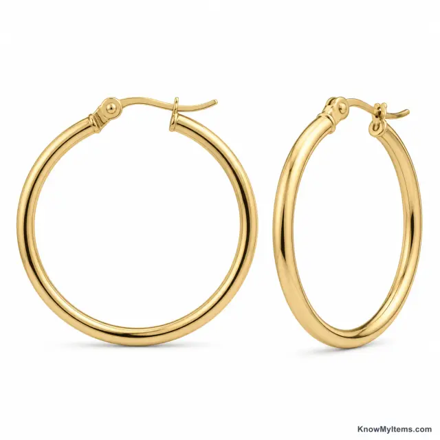 Hoop Earrings product photograph matching this style definition
