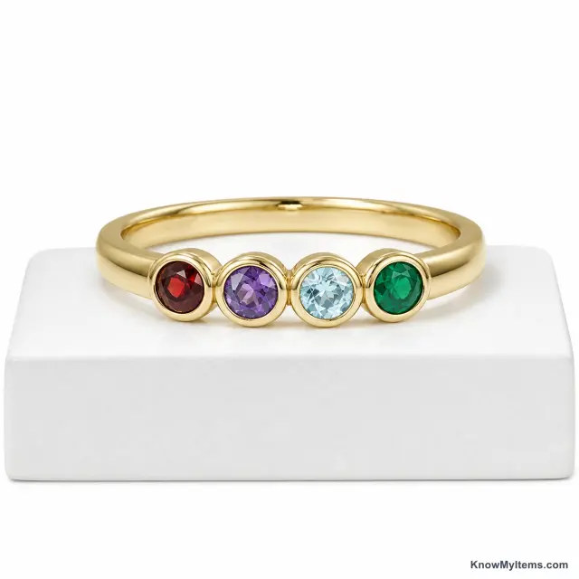 Birthstone Ring product photograph matching this style definition