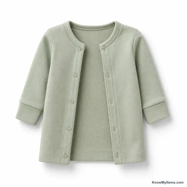 Cardigan product photograph matching this style definition