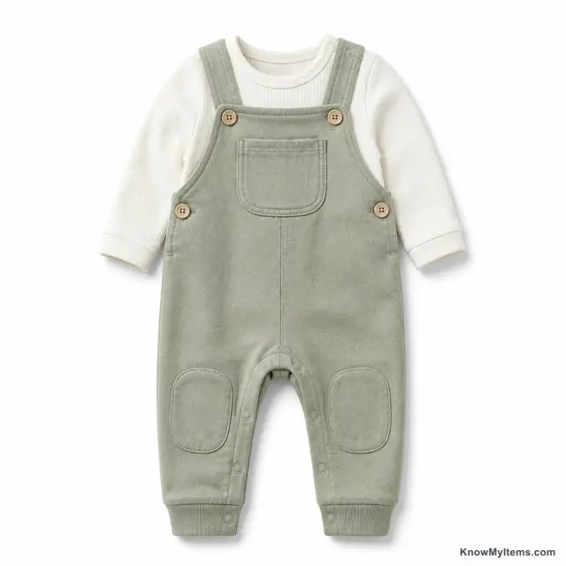 Overalls product photograph matching this style definition