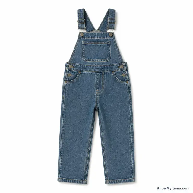 Overalls product photograph matching this style definition